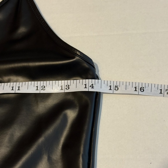 Fashion Nova Faux Leather Jumpsuit size Med - Picture 3 of 7